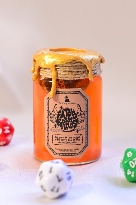 Fate's Forecast Elixir (Amber/Gold) - additional 3 week delay from order date!
