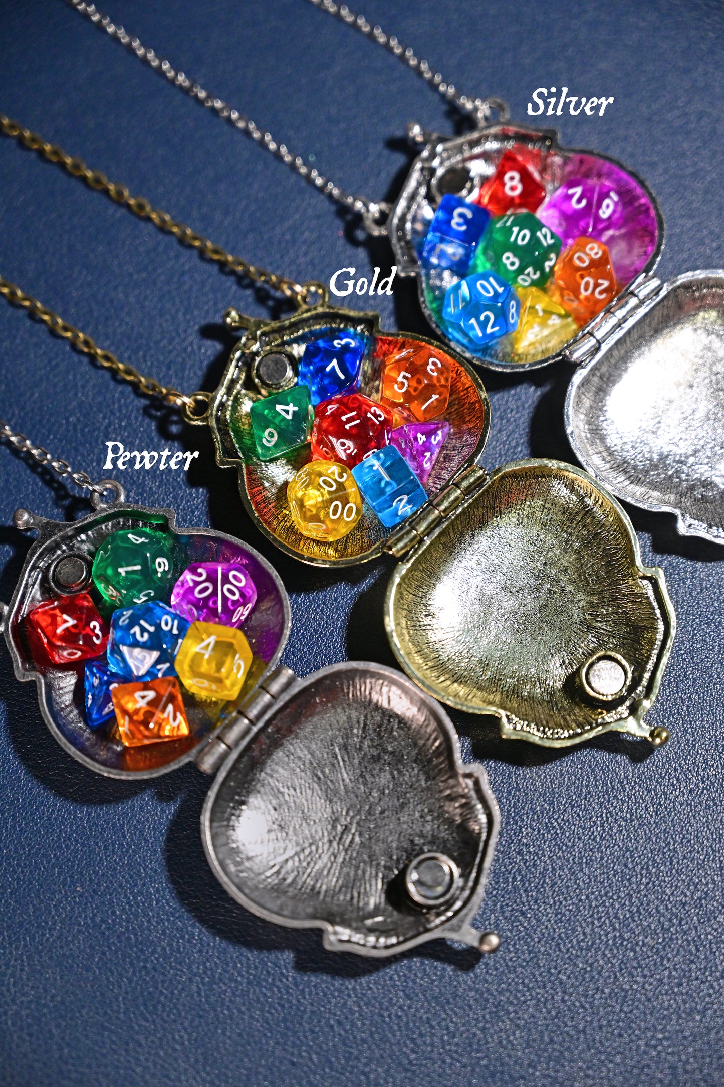 Bag of Holding + Mini Rainbow Dice set (IN 3 COLOURS!)